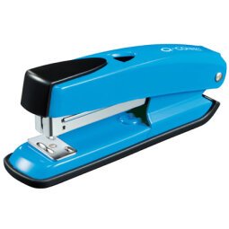 Grapadora q-connect kf02151 plastico abs azul capacidad 20 hojas