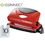 Taladrador q-connect kf02154 rojo abertura 1 mm capacidad 10 hojas