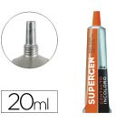 Pegamento supergen contacto incoloro 20 ml unidad