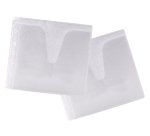 Sobre para 2 cd q-connect polipropileno con solapa multitaladro y forro protector-pack de 40 unidades