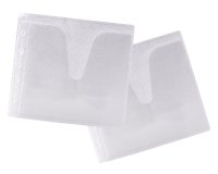 Sobre para 2 cd q-connect polipropileno con solapa multitaladro y forro protector-pack de 40 unidades