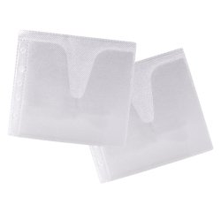 Sobre para 2 cd q-connect polipropileno con solapa multitaladro y forro protector-pack de 40 unidades