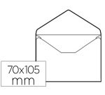 Sobre liderpapel n.0 blanco tarjeta de visita 70x105mm engomado caja de 100 unidades