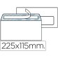 Sobre liderpapel n.4 blanco americano ventana derecha 115x225mm tira silicona open system caja de 500 unidades