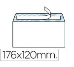 Sobre liderpapel n.9 blanco comercial normalizado 120x176mm tira de silicona caja de 500 unidades