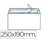 Sobre liderpapel n.13 blanco cuarto prolongado 190x250mm tira de silicona caja de 250 unidades