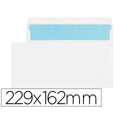 Sobre liderpapel n.11 blanco din c5 162x229 tira de silicona caja de 500 unidades