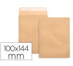 Sobre liderpapel bolsa n.1 kraft salarios 100x145 mm tira silicona caja de 1000 unidades