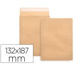 Sobre liderpapel bolsa n.4 kraft salarios 132x187 mm tira de silicona caja de 500 unidades