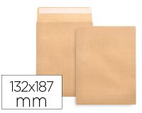 Sobre liderpapel bolsa n.4 kraft salarios 132x187 mm tira de silicona caja de 500 unidades