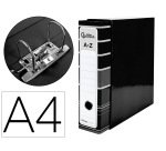 Archivador de palanca liderpapel a4 filing system forrado sin rado lomo 80mm con caja y compresor metal