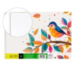 Bloc dibujo liderpapel escolar espiral 155x215mm 20 hojas 90 gr/m2 sin recuadro