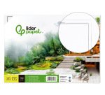 Bloc dibujo liderpapel lineal encolado 230x325mm 20 hojas 130 gr/m2 con recuadro