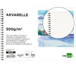 Bloc dibujo liderpapel acuarela espiral 297x420mm 10 hojas 300g/m2 sin recuadro
