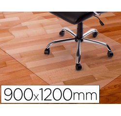 Alfombrilla para suelo q-connect pvc protectora de suelos 900x1200 mm grosor 2 mm