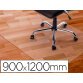 Alfombrilla para suelo q-connect pvc protectora de suelos 900x1200 mm grosor 2 mm