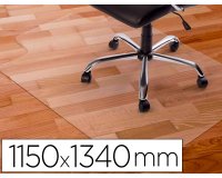 Alfombrilla para suelo q-connect pvc protectora de suelos 1150x1340 mm grosor 2 mm