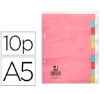 Separador q-connect cartulina juego de 10 separadores din a5