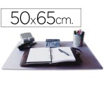 Vade sobremesa q-connect polipropileno transparente 50x63 cm