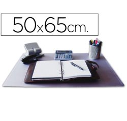 Vade sobremesa q-connect polipropileno transparente 50x63 cm