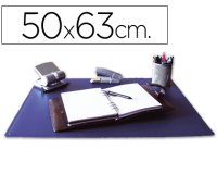Vade sobremesa q-connect azul polipropileno azul 50x63 cm