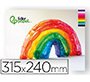 Bloc trabajos manuales liderpapel celofan 240x315mm 10 hojas colores surtidos