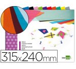 Bloc trabajos manuales liderpapel seda 240x315mm 10 hojas colores surtidos