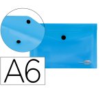 Carpeta liderpapel dossier broche 44232 polipropileno din a6 azul translucido