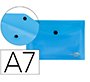Carpeta liderpapel dossier broche 44222 polipropileno din a7 azul translucido