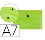 Carpeta liderpapel dossier broche 44223 polipropileno din a7 verde translucido
