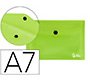 Carpeta liderpapel dossier broche 44223 polipropileno din a7 verde translucido