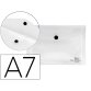 Carpeta liderpapel dossier broche 44224 polipropileno din a7 color transparente