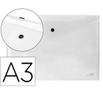 Carpeta liderpapel dossier broche 44244 polipropileno din a3 tranparente translucido