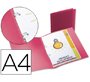 Carpeta liderpapel 2 anillas redondas mini 15 mm 49070 polipropileno din a4 rojo translucido