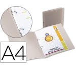 Carpeta liderpapel 2 anillas redondas mini 15 mm 49074 polipropileno din a4 transparente