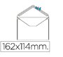Sobre liderpapel n.21 blanco c6 114x162 mm engomado solapa de pico caja de 500 unidades