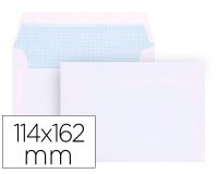 Sobre liderpapel n.19 blanco c6 114x162 mm tira de silicona - Paquete de 500