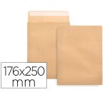 Sobre liderpapel bolsa n.14 kraft b5 176x250 mm tira de silicona caja de 500 unidades