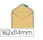 Sobre liderpapel n.23 crema c6 114x162 mm engomado solapa de pico caja de 500 unidades