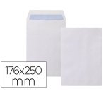 Sobre liderpapel bolsa n.15 blanco b5 176x250 mm tira de silicona caja de 500 unidades