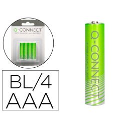 Pilas AAA q-connect- Blíster de 4