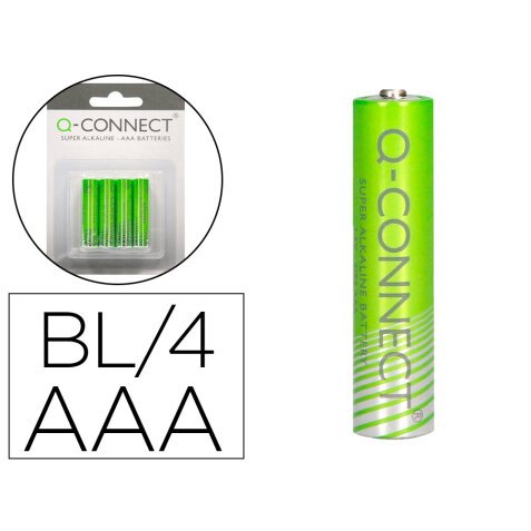 Pilas AAA q-connect- Blíster de 4