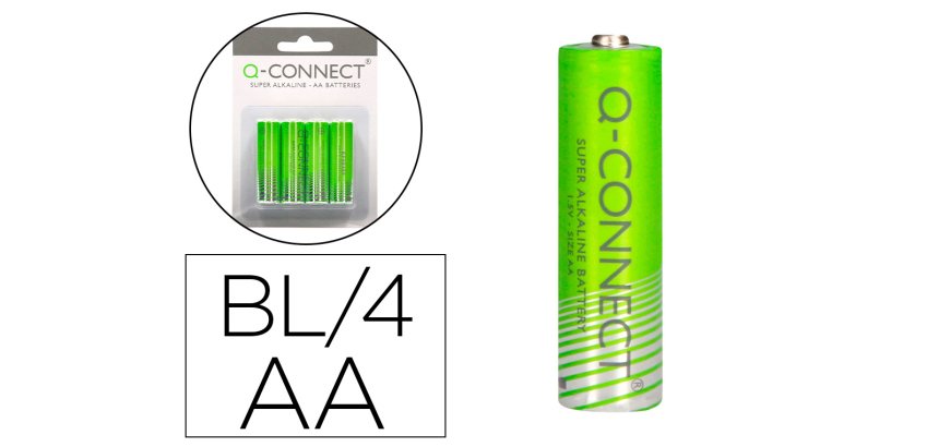 Pilas AA q-connect - Blíster de 4