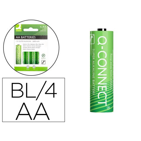 Pilas AA q-connect - Blíster de 4