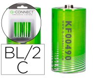Pila q-connect alcalina C - LR14 blister con 2 pilas