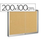 Vitrina de anuncios q-connect marco de aluminio 1000 x 2000 mm