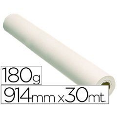 Papel reprografía fotográfico mate para plotter 941 mm x 30 m 180 g