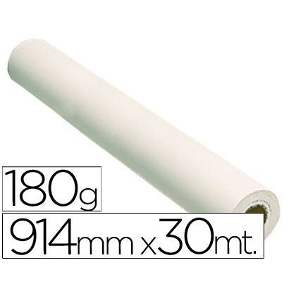 Papel reprografía fotográfico mate para plotter 941 mm x 30 m 180 g