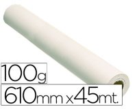 Papel reprografia grafic estucado para plotter blanco mate 610 mm x 45 m 100 g
