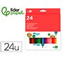 Lapices de colores liderpapel caja de 24 unidades colores surtidos